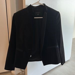 Ann Taylor Brown Velvet Blazer -Size 0